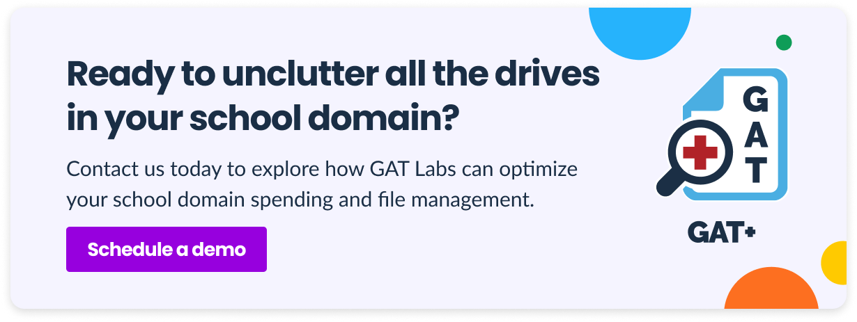 Free up storage in Google Workspace for Education with GAT Suite