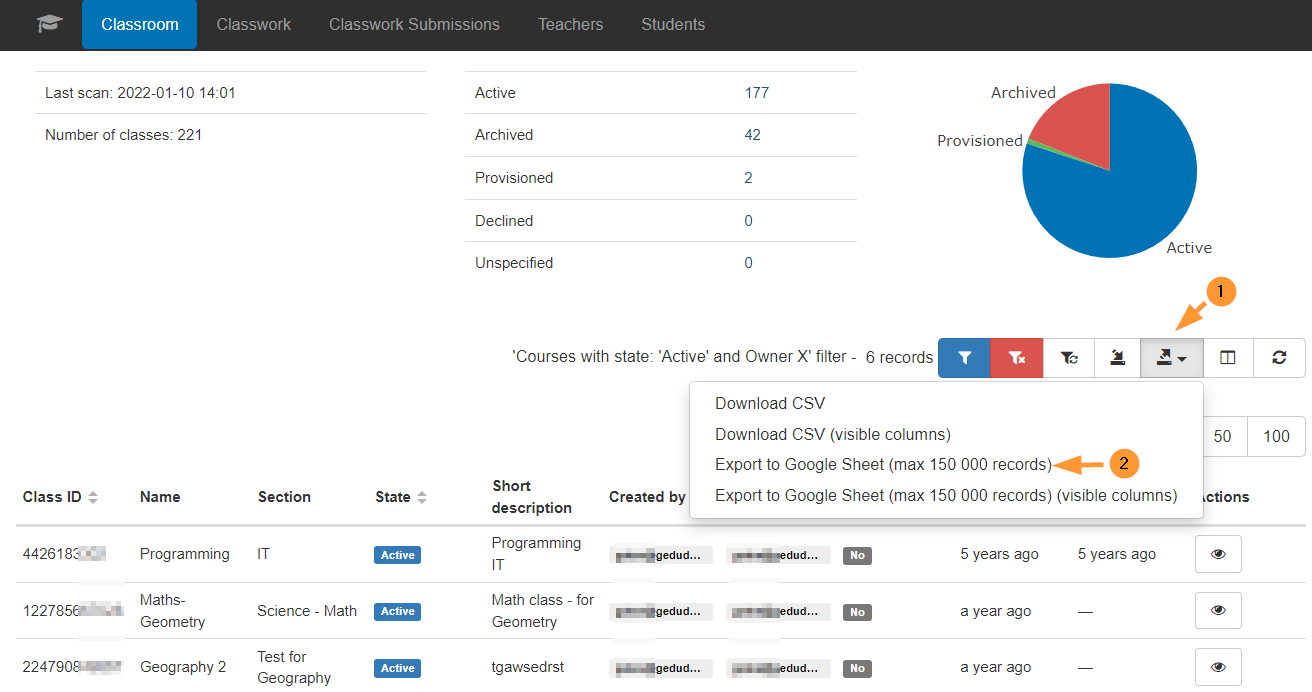 How to Change Ownership of a Google Classroom GAT Knowledge Base