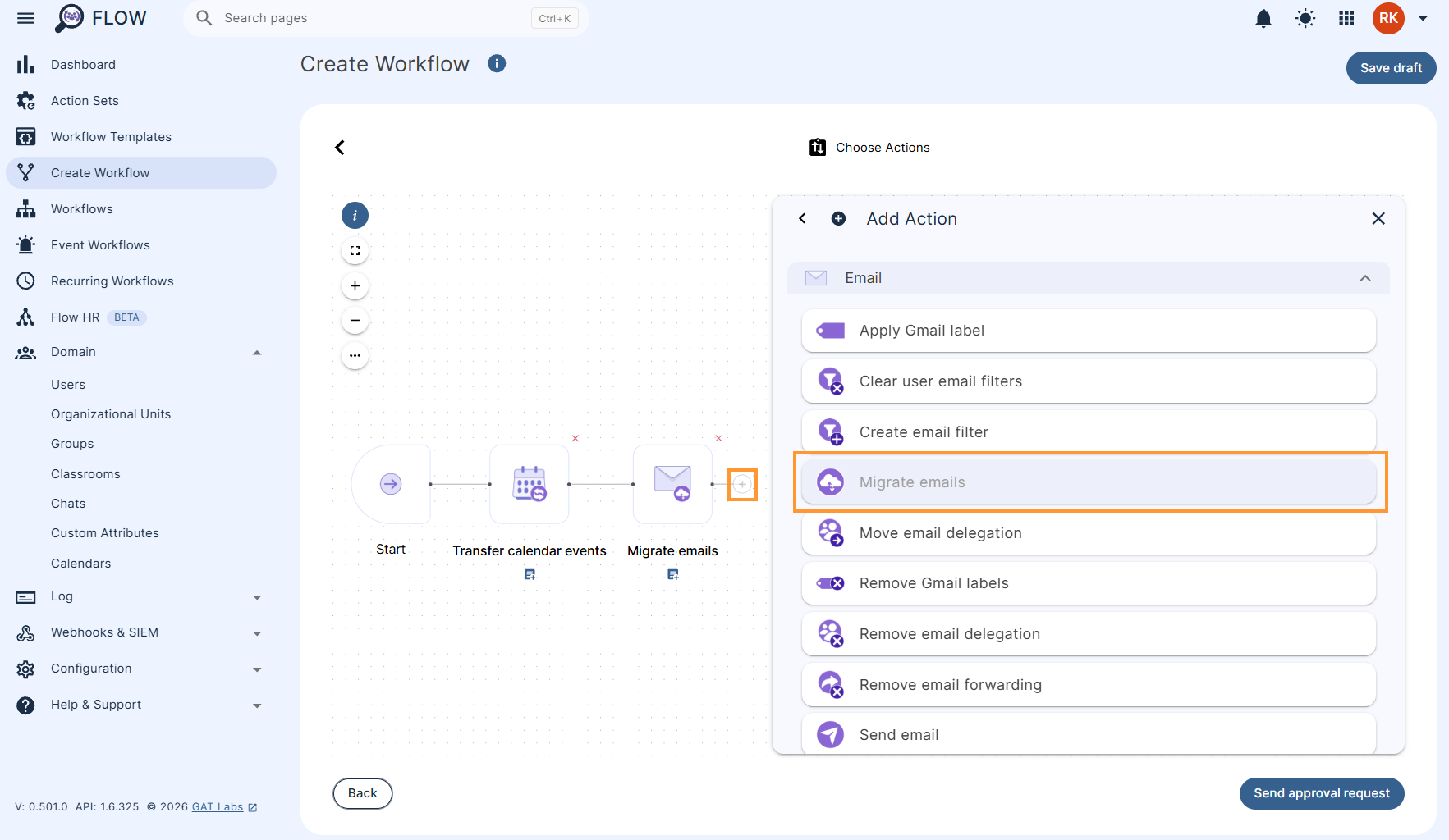 Adding offboarding actions to a scheduled workflow