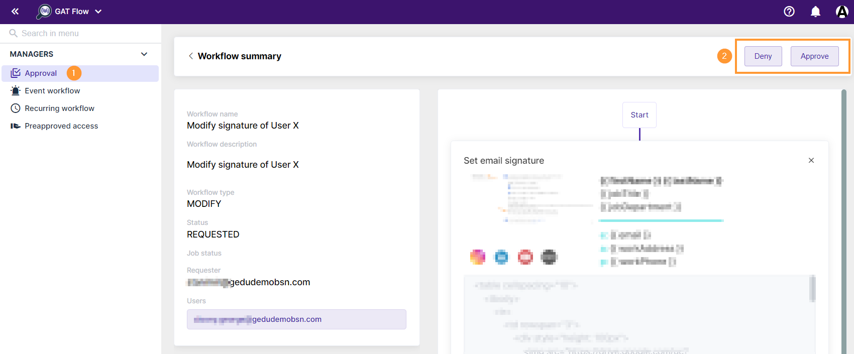 GAT Flow workflow overview