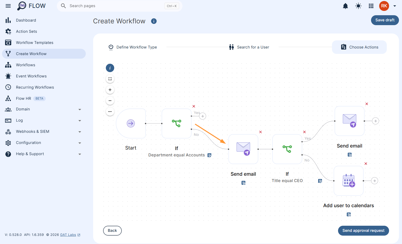 Workflow path