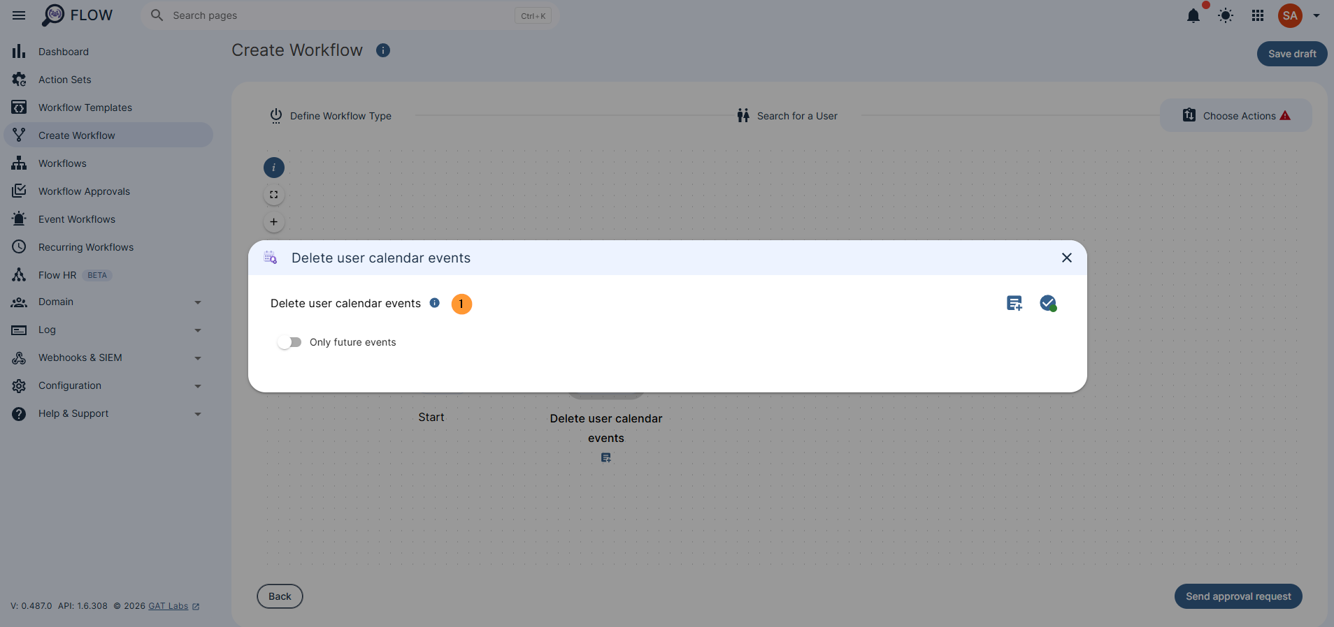 As a result, events shared with others will disappear from the guests' calendars. They'll become effectively canceled, and they'll still appear in the calendar's event summary sheet.
Additionally, for each event that the user has been invited to, the invitation will become declined, even if it was accepted prior to this action. In that case, the user will still remain on the attendees' lists.
This action will cancel all events in the user's primary calendar.