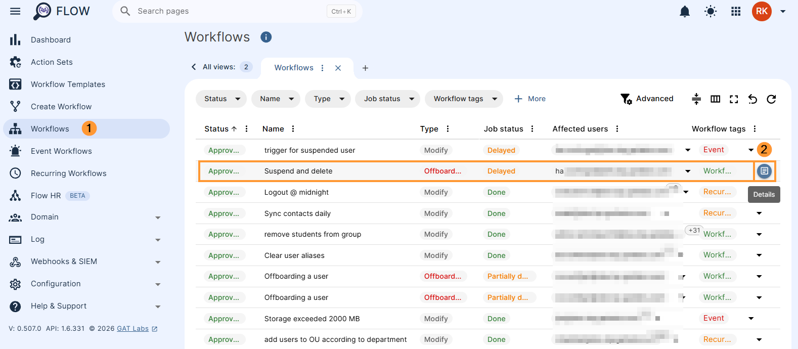 Saving the workflow for reuse