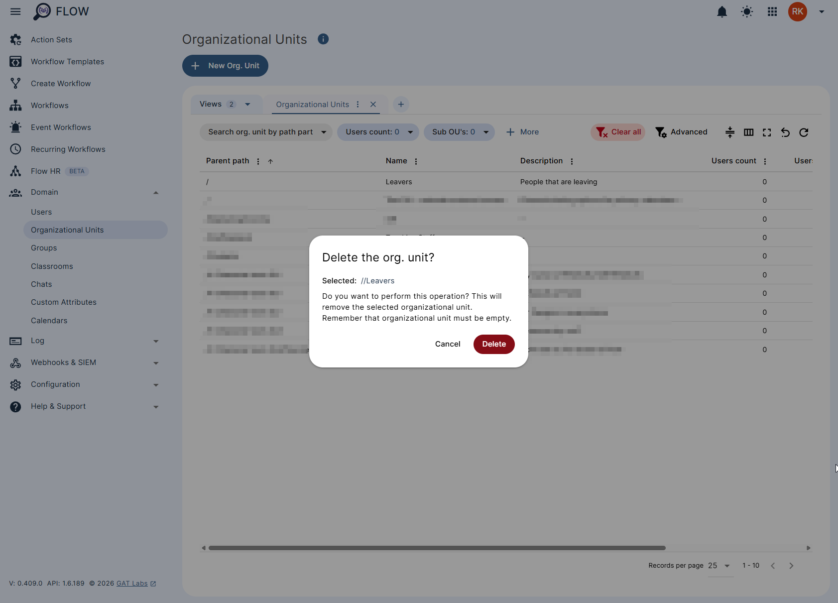 Step 3. Confirmation message