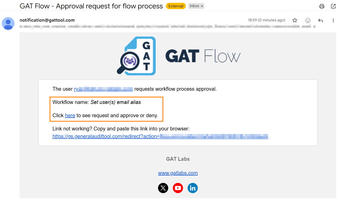 Security officer approval email request