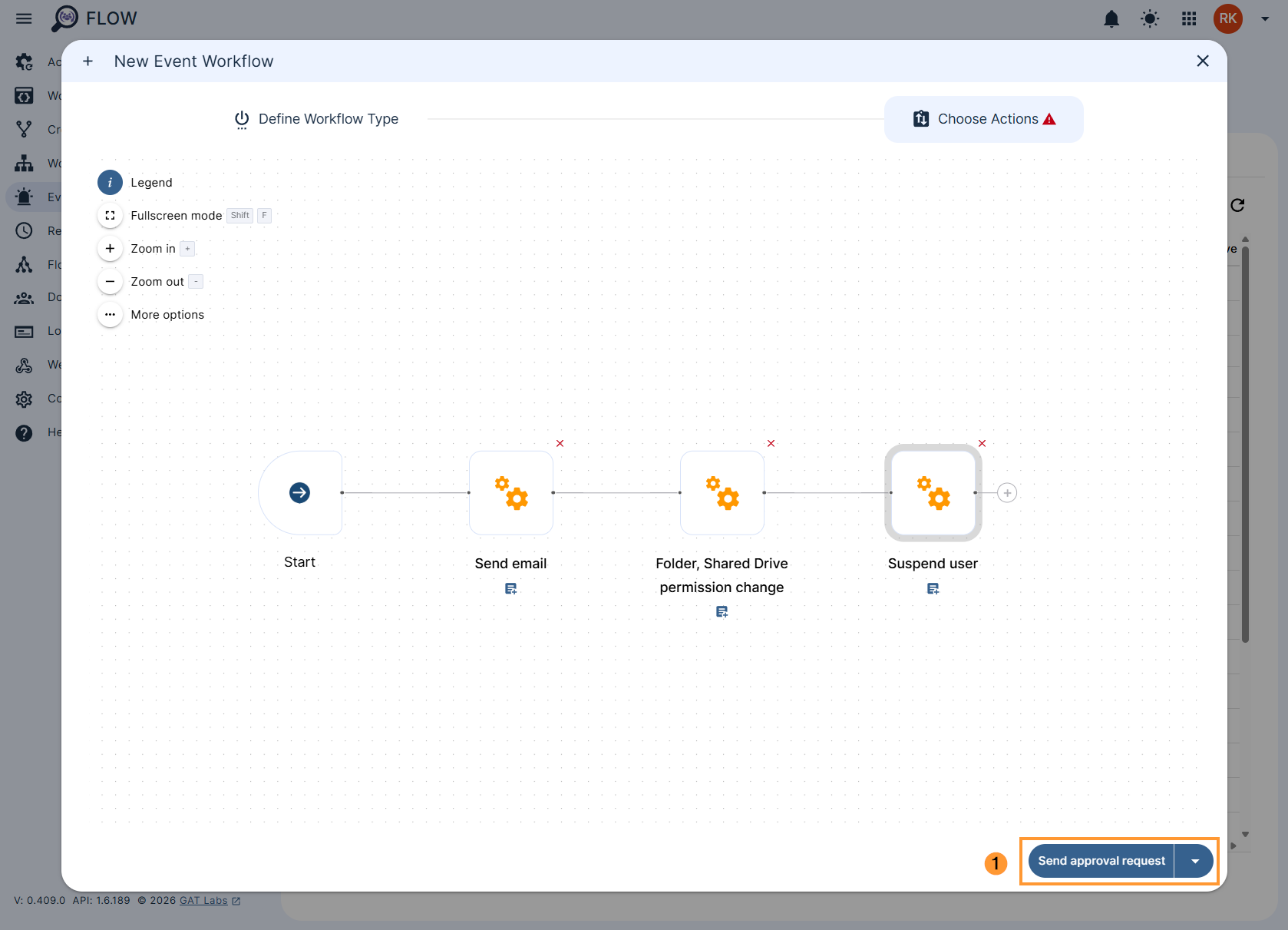 Step 3. Choosing actions
