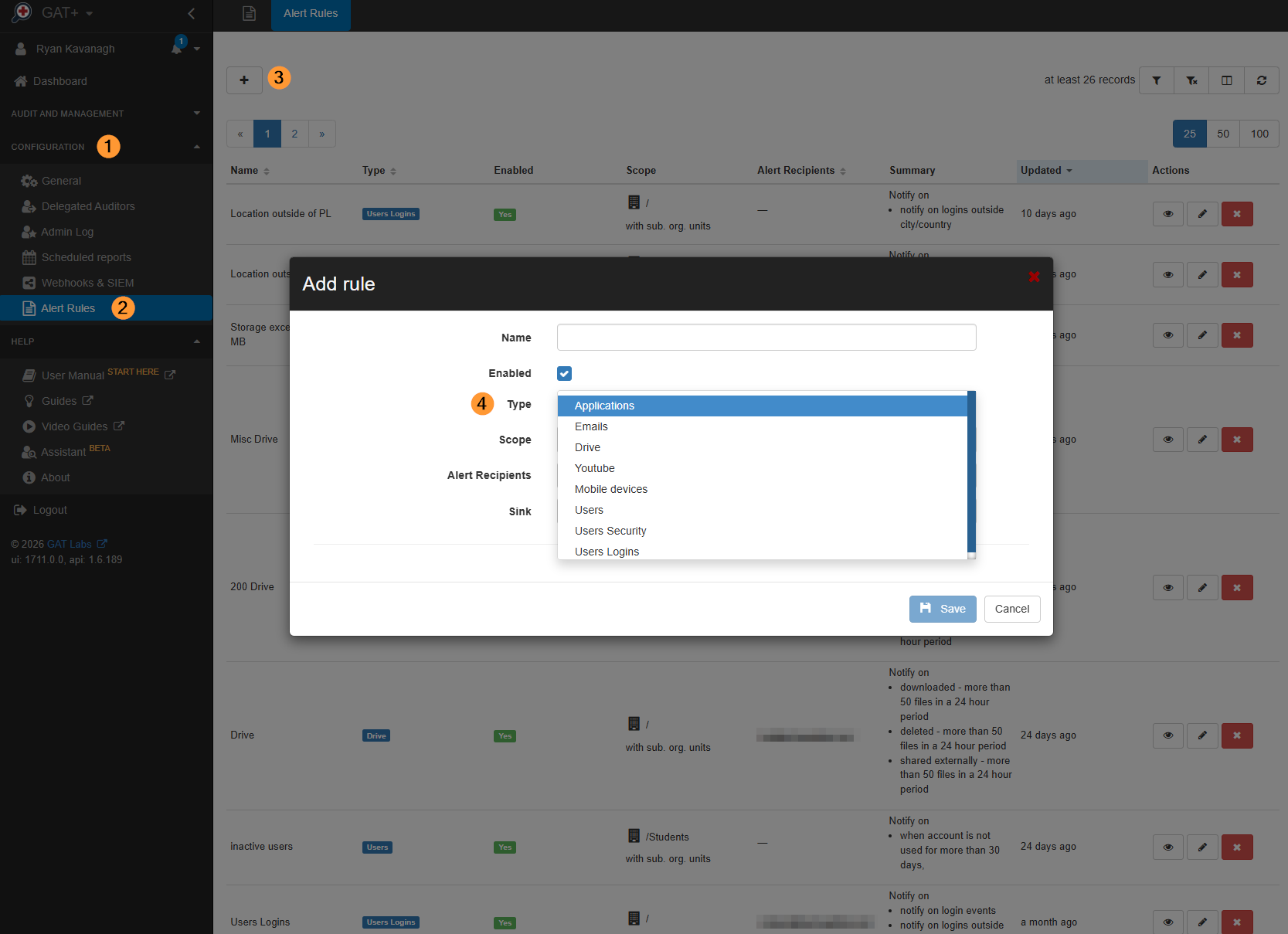 Step 1. Adding alert rule