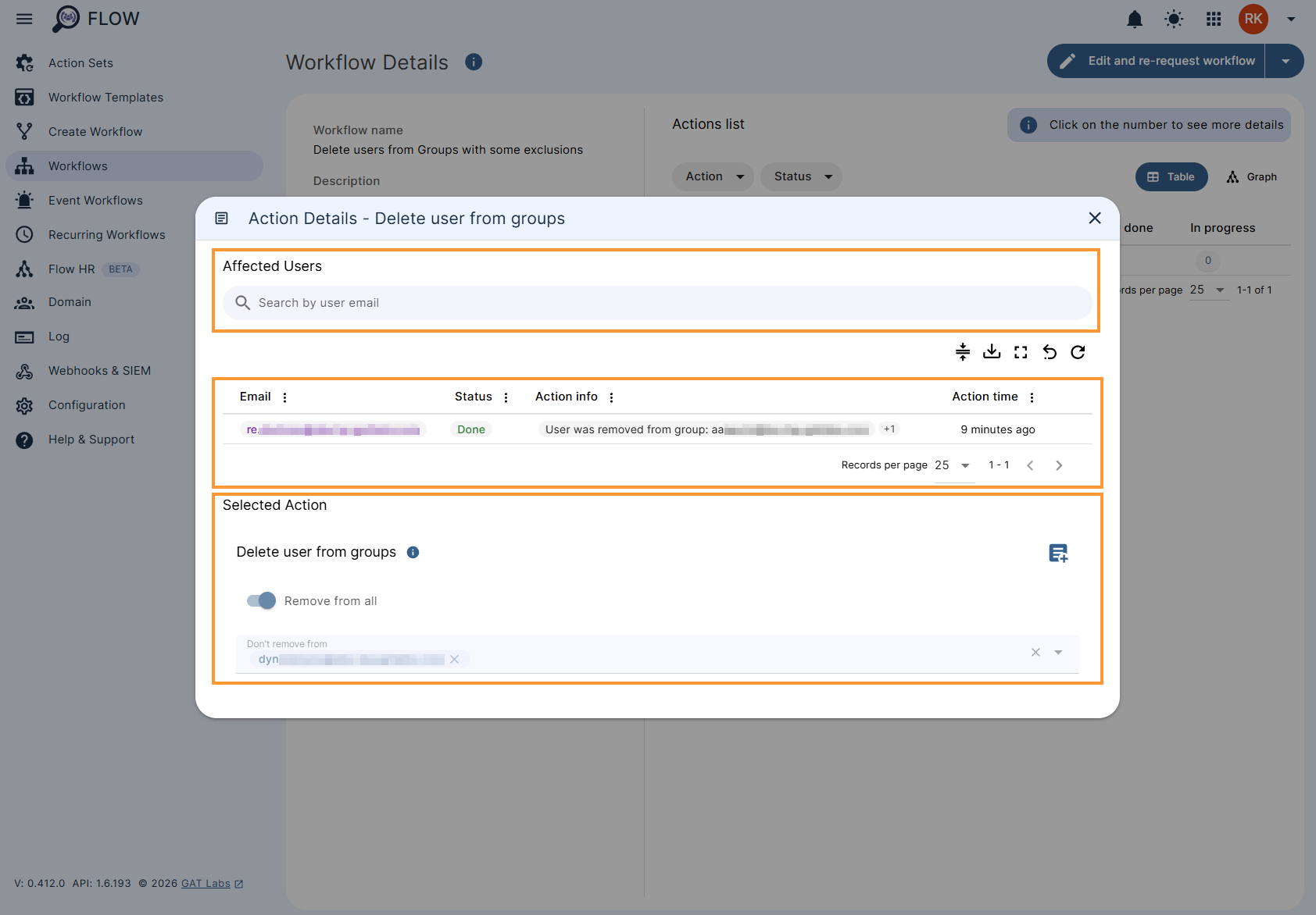 Workflow Action Details 