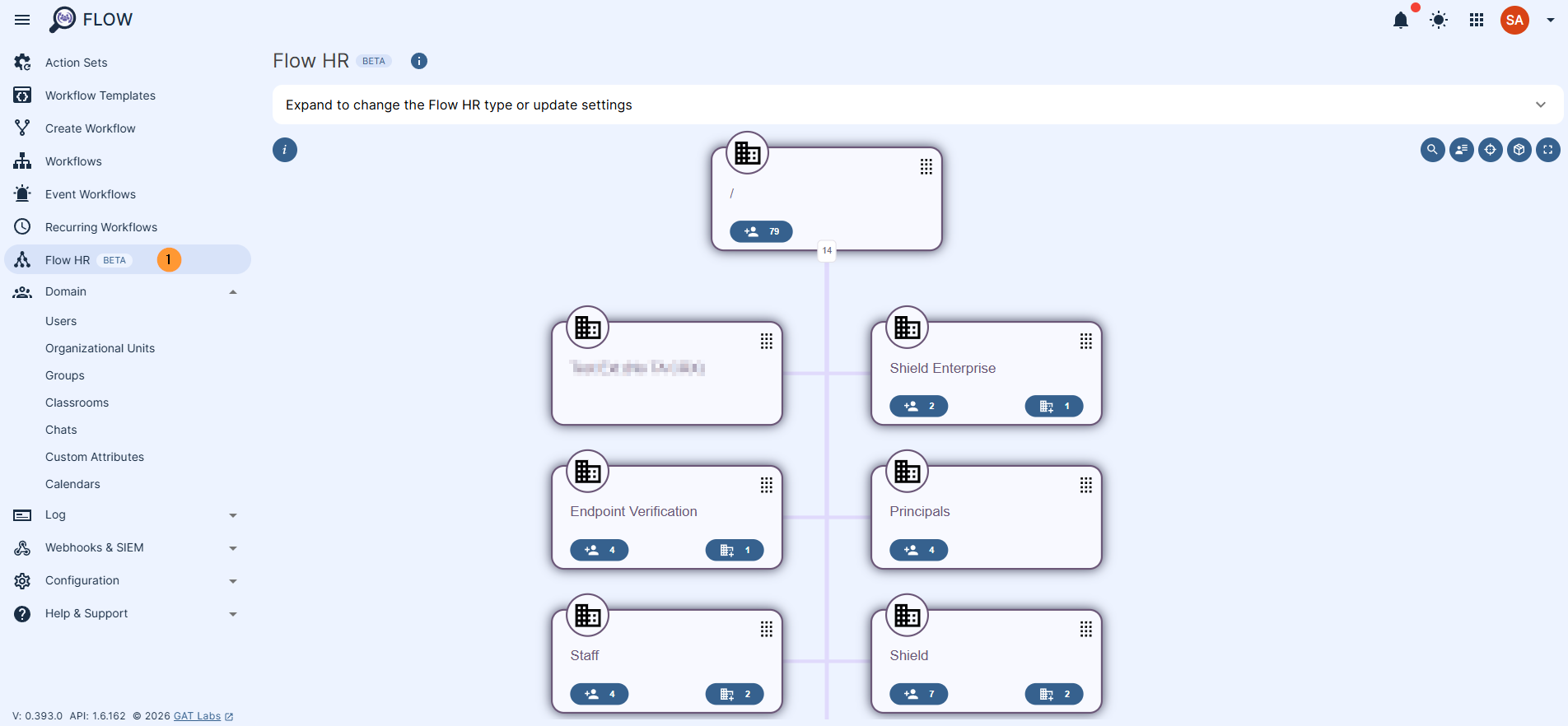 on left menu click on Flow HR
