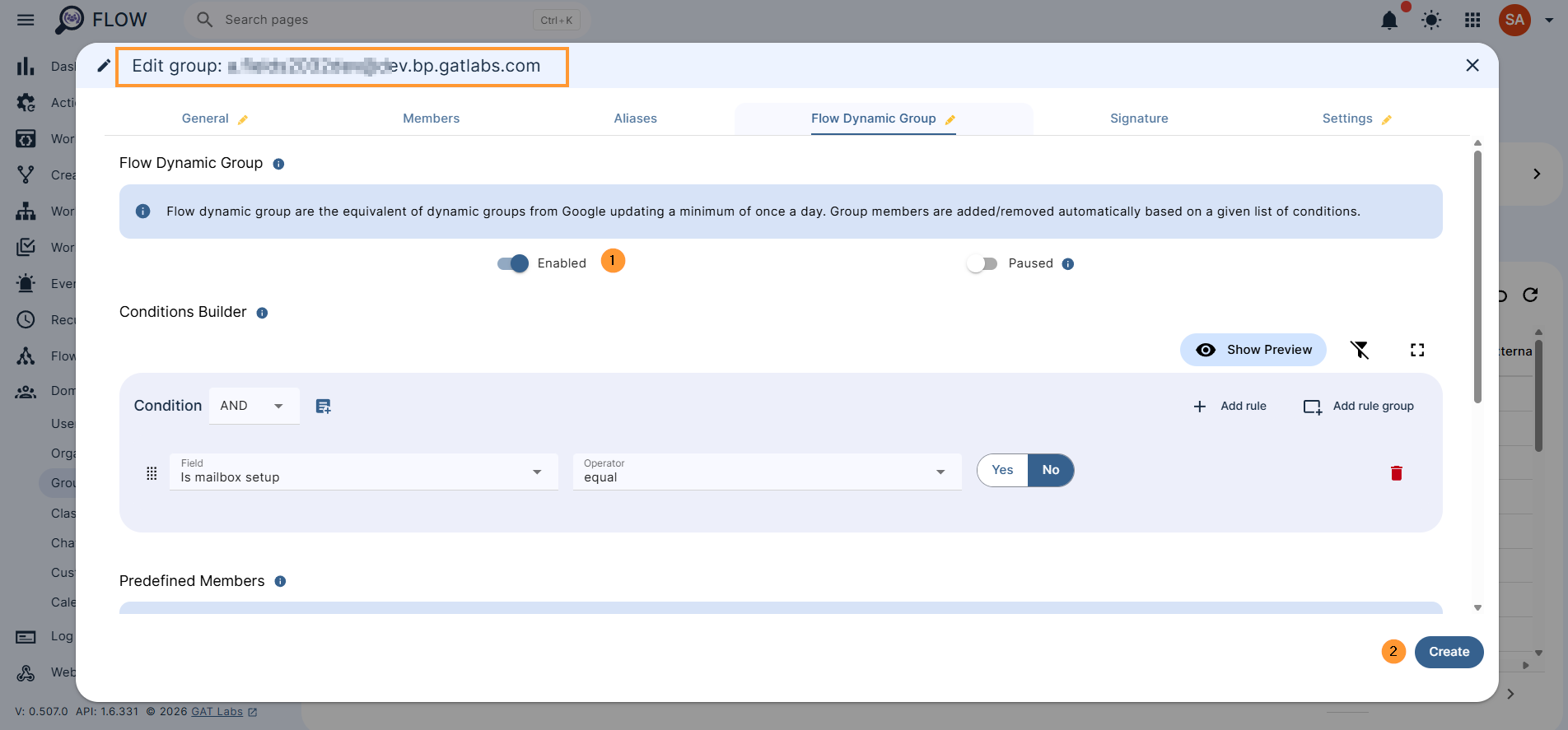 Subsequently, it will open a new 'edit group' window. Here, you can replace/edit the group email and all its details.