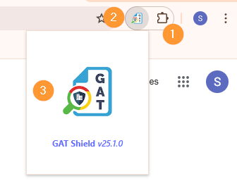 Open the Chrome Extrensions tab on your browser and view the Shield extension avaliable 