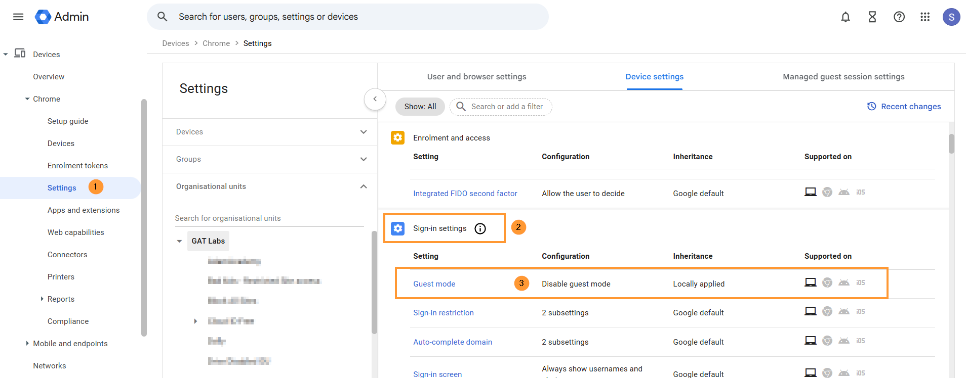 Guest mode - Disable guest mode