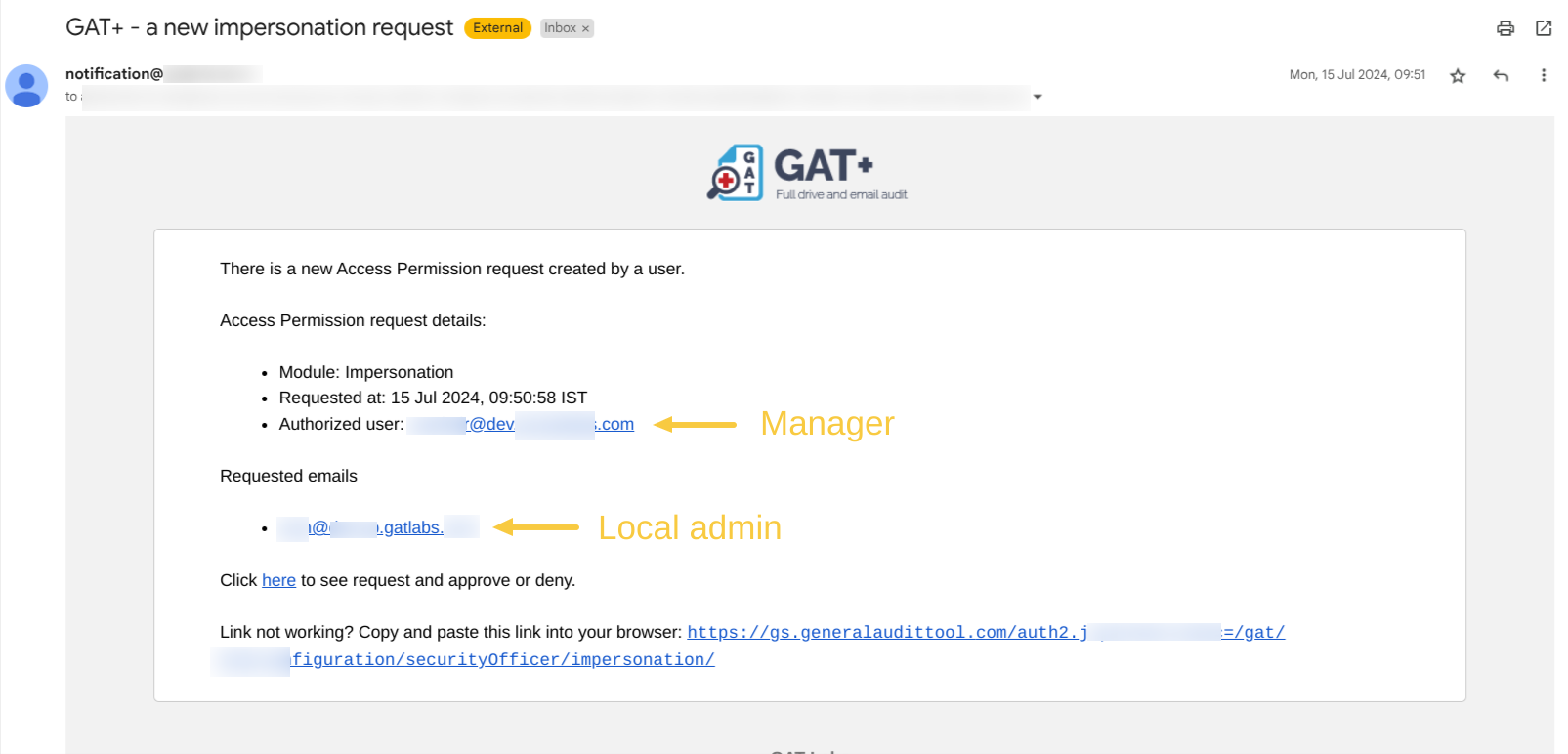 GAT+ Multi-Tenancy Management