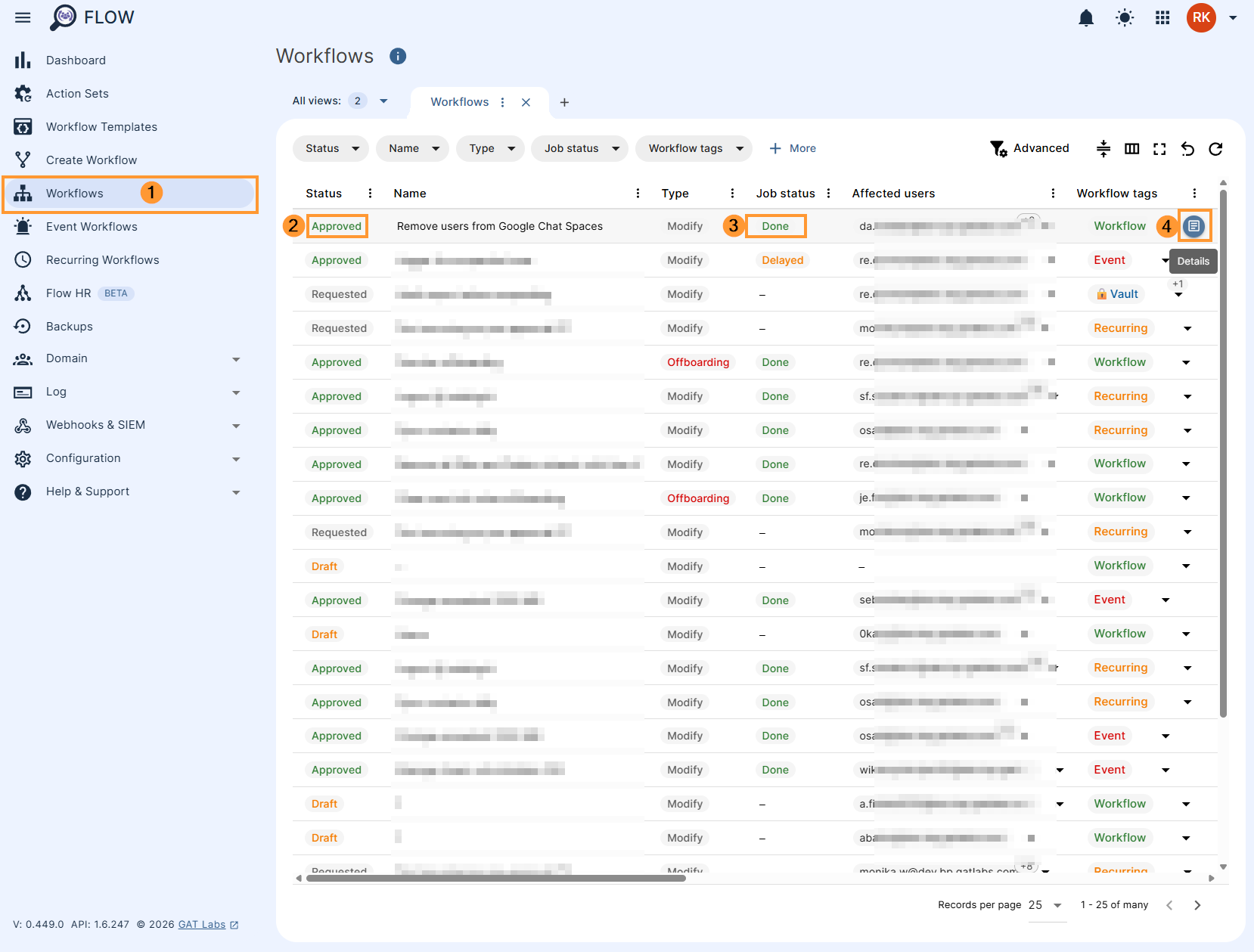 Workflow Results