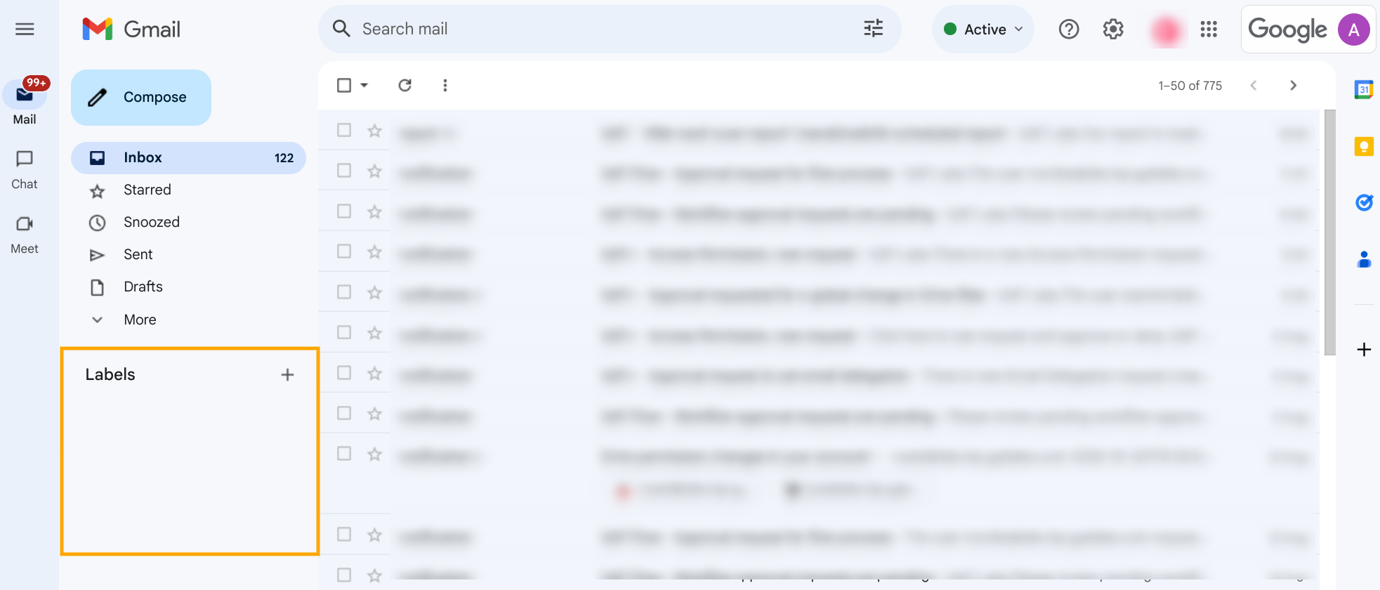 Bulk Gmail Label Clean Up