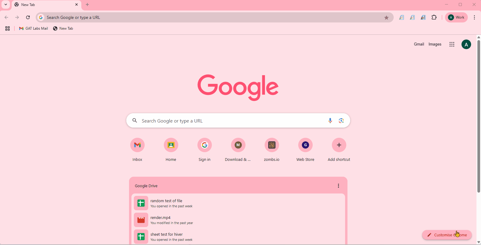 showcase allowed URL and blocked domain address