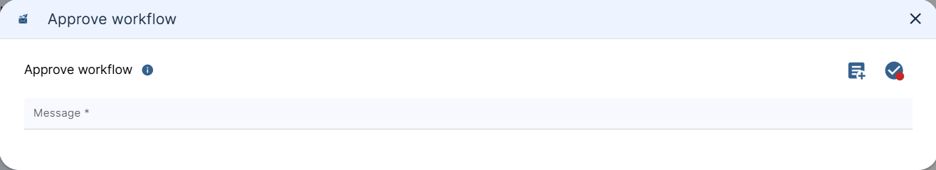 Approve Workflow Action in workflow