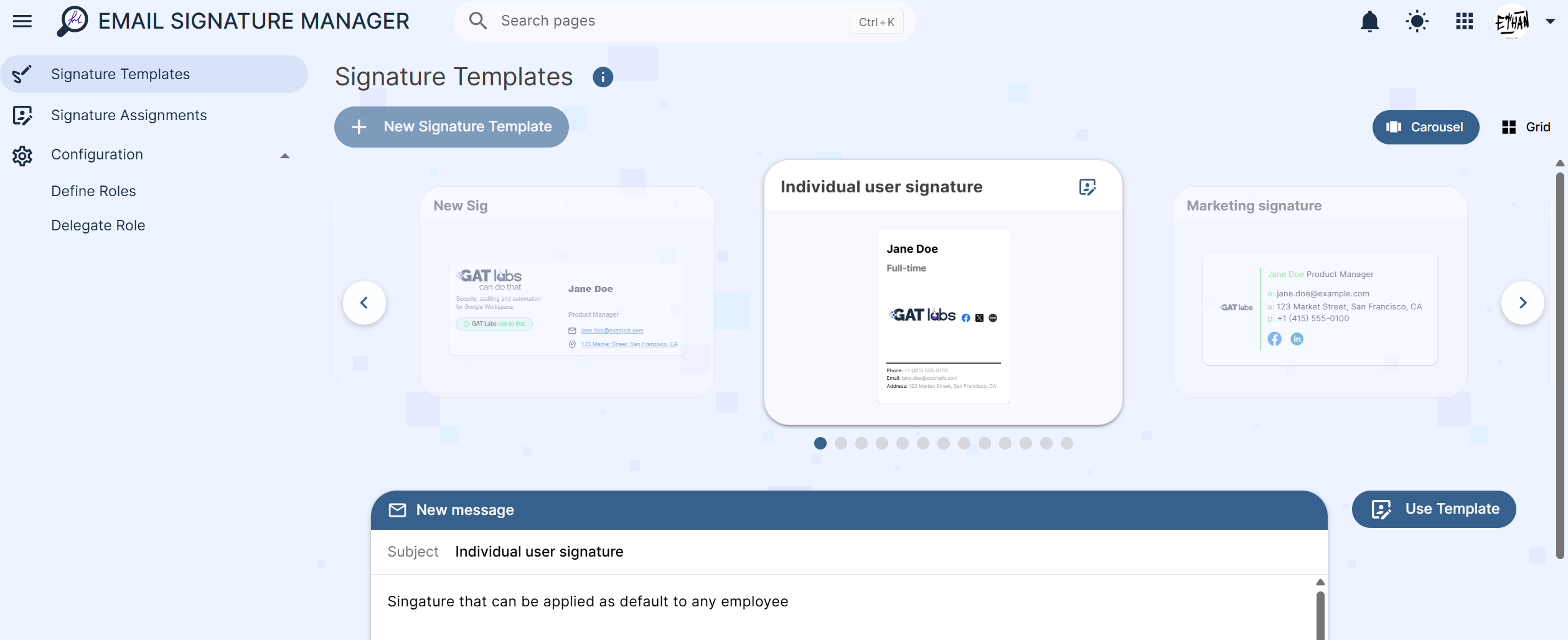 When the Email Signature manager access is deleted, the user will be able to log in to the tool and use it. The access will be based on how it is set up.