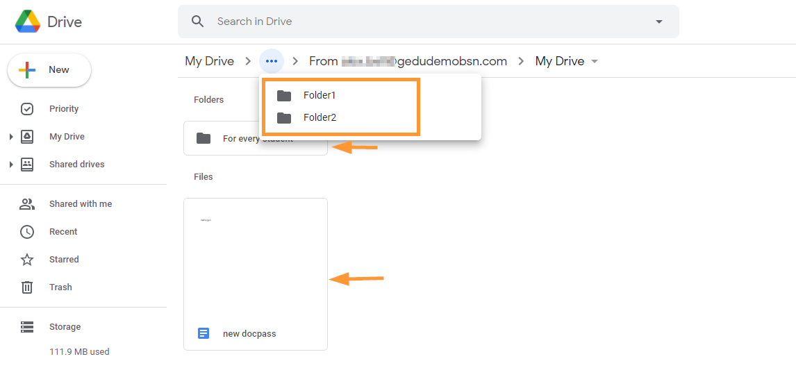 File management - Options when changing Ownership of a file in Google Drive 7