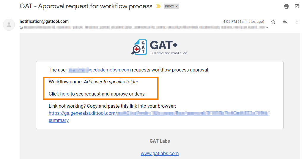 GAT Flow | Copy Folder to Selected Users in Bulk 9