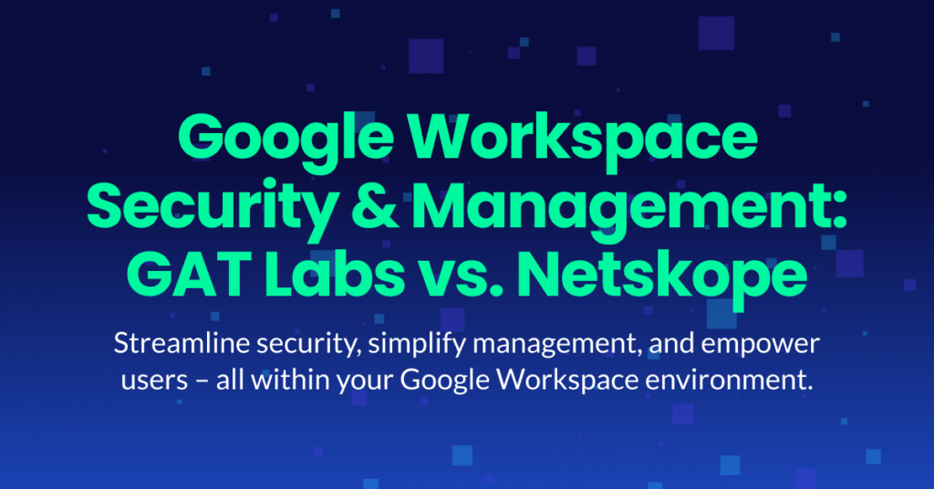 Google Workspace Security & Management