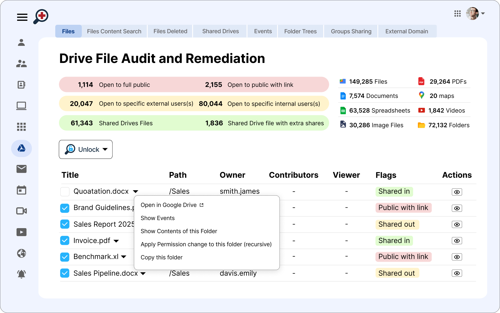 GAT+ Drive File Audit