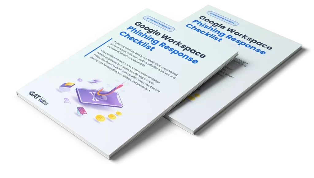 Google Workspace Phishing Response Checklist cover